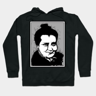 Dark and Gritty Gothic Portrait of Jolly Jane Toppan Killer Nurse Hoodie